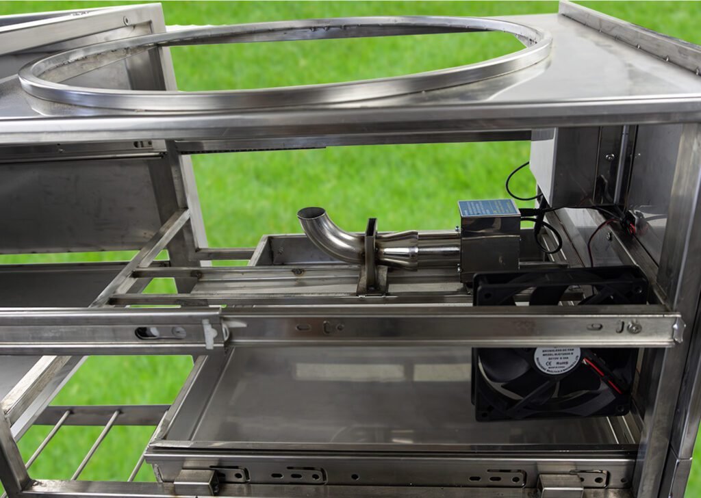 sistema aire Barbacoa carbón Gemeldy