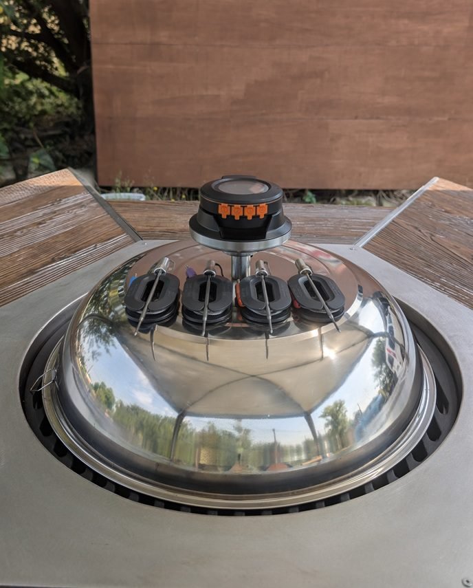 Sistema de agujas para parrilla